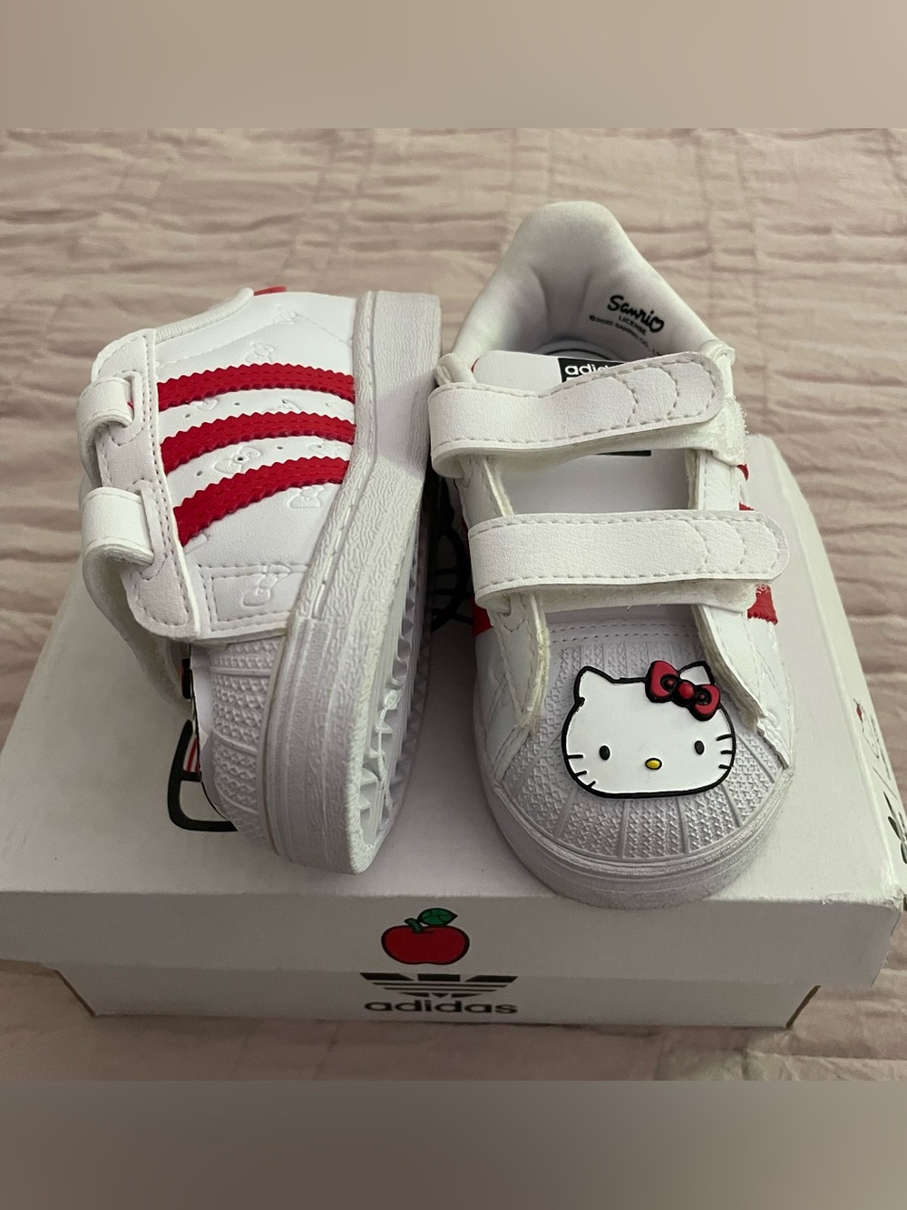 Adidas hello kitty toddler girl sneakers